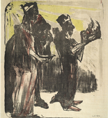 Emil Nolde. Die heiligen drei K&ouml;nige (The Three Magi). (1913)