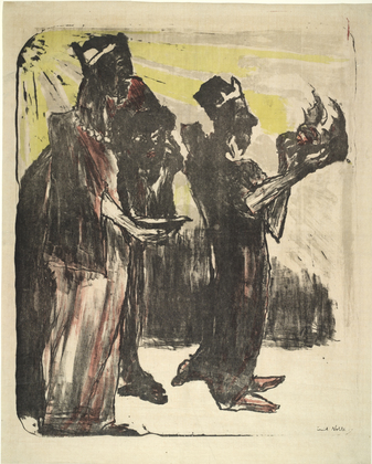 Emil Nolde. Die heiligen drei K&ouml;nige (The Three Magi). (1913)