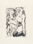Max Beckmann. Illustration for Chapter Two (Illustration zu Kapitel Zwei) from Die F&uuml;rstin (The Duchess). (1917, published 1918)