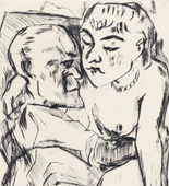 Max Beckmann. Illustration for Chapter Two (Illustration zu Kapitel Zwei) from Die F&uuml;rstin (The Duchess). (1917, published 1918)