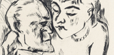 Max Beckmann. Illustration for Chapter Two (Illustration zu Kapitel Zwei) from Die F&uuml;rstin (The Duchess). (1917, published 1918)