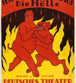 Thomas Theodor Heine. Poster for the Simplicissimus Festival "Hell" (H&ouml;lle). 1929