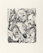 Max Beckmann. Faces (Gesichter). 1919 (prints executed: 1915-1918)