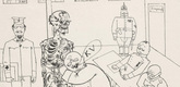 George Grosz. German Doctors Fighting the Blockade (Die Gesundbeter) from the portfolio God with Us (Gott mit uns). (1918, published 1920)