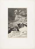 Max Klinger. Battling Centaurs (K&auml;mpfende Centauren) (plate V) from Intermezzos, Opus IV (Intermezzi, Opus IV). (first published 1881)