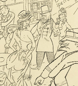 George Grosz. Caf&eacute;. (c. 1926)
