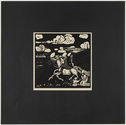 Vasily Kandinsky. The Knights (Les Chevaliers) from Xylographs (Xylographies). 1909 (executed 1907)