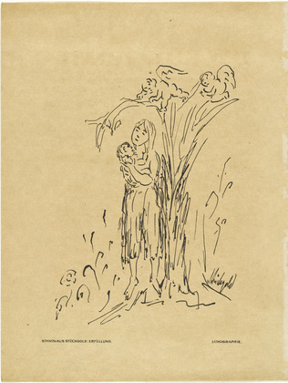Stanislaus St&uuml;ckgold. Fulfillment (Erf&uuml;llung) (plate, preceding p. 257) from the periodical Das Kunstblatt, vol. 1, no. 9 (Sep 1917). 1917