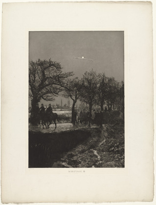 Max Klinger. March Days III (M&auml;rztage III) from Dramas, Opus IX (Dramen, Opus IX). (first published 1883)