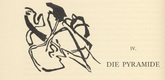 Vasily Kandinsky. Vignette for "Pyramid" (Vignette next to "Pyramide") (headpiece, page 32) from &Uuml;ber das Geistige in der Kunst (Concerning the Spiritual in Art). 1911