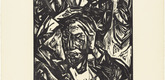 Walter Helbig. The Artist (Der K&uuml;nstler) from 16 Woodcuts (16 Holzschnitte). 1918, published 1926