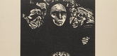 K&auml;the Kollwitz. The People (Das Volk) (plate 7) from War (Krieg). (1922, published 1923)