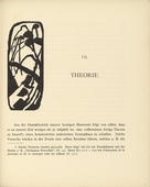 Vasily Kandinsky. Vignette next to "Theory" ("Theorie") (headpiece, page 81) from &Uuml;ber das Geistige in der Kunst (Concerning the Spiritual in Art). 1911