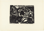 Walter Helbig. Annunciation (III.) (Verk&uuml;ndigung (Ill.)) from 16 Woodcuts (16 Holzschnitte). 1917, published 1926