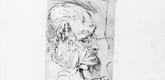 Max Beckmann. Self-Portrait, Hand to Cheek (Selbstbildnis mit aufgest&uuml;tzter Wange). 1916