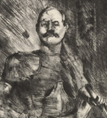 Lovis Corinth. Standard Bearer (Die Fahnentr&auml;ger). (1919, published 1920)