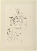 Paul Klee. Singer of the Comic Opera (Die S&auml;ngerin der komischen Oper). 1925