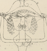 Paul Klee. Singer of the Comic Opera (Die S&auml;ngerin der komischen Oper). 1925