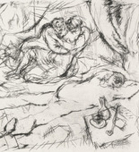 George Grosz. Den of Iniquity (Lasterh&ouml;hle). 1914