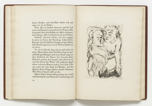 Max Beckmann. Plate (facing page 40) from Die F&uuml;rstin (The Duchess). 1918