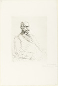 Max Liebermann. Portrait of the Reich President Paul von Hindenburg (Bildnis des Reichspr&auml;sidenten Paul von Hindenburg). (c. 1927)