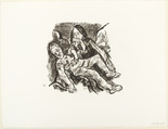 Oskar Kokoschka. Piet&agrave; ("It is enough" [Piet&agrave; ("Es ist genug")] (plate 11) from  O Eternity - Thou Word of Thunder (Bach Cantata) [O Ewigkeit - Du Donnerwort (Bachkantate)]. (1914, published 1916)
