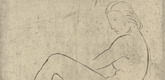 Wilhelm Lehmbruck. Reclining Girl (Sea Mood) [Ruhendes M&auml;dchen (Meeresstimmung)]. (1910, printed 1920)