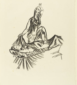 Oskar Kokoschka. Woman Triumphs over Corpse (Das Weib triumphiert &uuml;ber den Toten) (plate 11) from The Bound Columbus (Der gefesselte Columbus). 1916 (executed 1913)