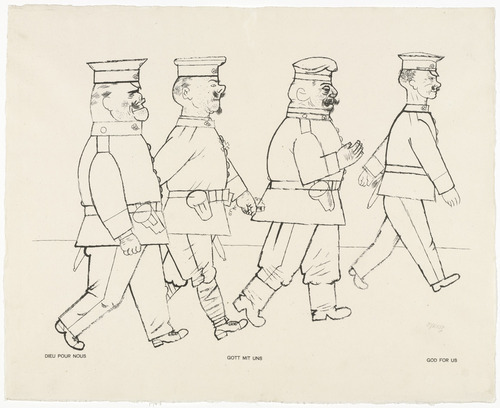 George Grosz. God with Us (Gott mit uns) from the portfolio God with Us (Gott mit uns). (1919, published 1920)