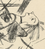 Paul Klee. You Strong One, O-Oh Oh You! (Du Starker - o - ohoh du!) from Potsdamer Platz oder Die N&auml;chte des neuen Messias. Ekstatische Visionen (Potsdamer Platz or The Nights of the New Messiah. Ecstatic Visions). 1919