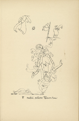 Paul Klee. Womanhood Finally Redeemed (Endlich erl&ouml;stes Frauentum) from Potsdamer Platz oder Die N&auml;chte des neuen Messias. Ekstatische Visionen (Potsdamer Platz or The Nights of the New Messiah. Ecstatic Visions). 1919