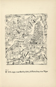 Paul Klee. Yet Berlin, Our Citadel ... (Berlin dagegen unsere Hochburg...) from Potsdamer Platz oder Die N&auml;chte des neuen Messias. Ekstatische Visionen (Potsdamer Platz or The Nights of the New Messiah. Ecstatic Visions). 1919