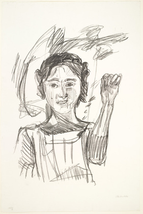 Oskar Kokoschka. Greek Girl (Die Griechin). (1921)