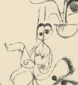 Paul Klee. I Am Sent to Relieve Mankind of a Nightmare (Ich bin gesandt ...) from Potsdamer Platz oder Die N&auml;chte des neuen Messias. Ekstatische Visionen (Potsdamer Platz or The Nights of the New Messiah. Ecstatic Visions). 1919