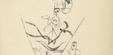 Paul Klee. I Am Sent to Relieve Mankind of a Nightmare (Ich bin gesandt ...) from Potsdamer Platz oder Die N&auml;chte des neuen Messias. Ekstatische Visionen (Potsdamer Platz or The Nights of the New Messiah. Ecstatic Visions). 1919