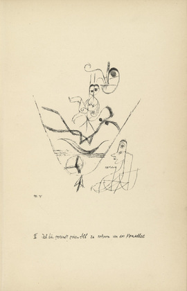 Paul Klee. I Am Sent to Relieve Mankind of a Nightmare (Ich bin gesandt ...) from Potsdamer Platz oder Die N&auml;chte des neuen Messias. Ekstatische Visionen (Potsdamer Platz or The Nights of the New Messiah. Ecstatic Visions). 1919