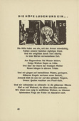 Ernst Ludwig Kirchner. The Yards Invited Us... (Die H&ouml;fe luden uns ein...) (headpiece, page 42) from Umbra vitae (Shadow of Life). 1924