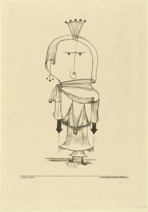 Paul Klee. The Witch with the Comb (Die Hexe mit dem Kamm) from the portfolio Artists' Donation to the German Book Museum (K&uuml;nstlerspende f&uuml;r das deutsche Buchmuseum). 1922