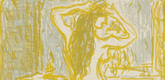Ernst Ludwig Kirchner. Girl Before a Mirror (M&auml;dchen vor Spiegel). (1907)