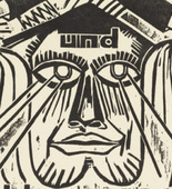 Max Pechstein. And the power / and / the glory (Und die Kraft / und / die Herrlichkeit) from The Lord's Prayer (Das Vater Unser). 1921