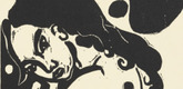 Heinrich Campendonk. Girl with Frogs (M&auml;dchen mit Fr&ouml;schen) (plate, preceding p. 225) from the periodical Das Kunstblatt, vol. 1, no. 8 (Aug 1917). 1917
