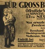 K&auml;the Kollwitz. For Greater Berlin (F&uuml;r Gross Berlin). 1912