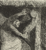 Ernst Barlach. The Murderess (Die M&ouml;rderin) The Dead Day (Der tote Tag). (1910-11, published 1912)