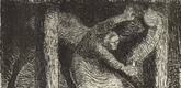 Ernst Barlach. The Murderess (Die M&ouml;rderin) The Dead Day (Der tote Tag). (1910-11, published 1912)