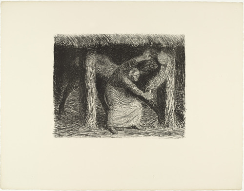 Ernst Barlach. The Murderess (Die M&ouml;rderin) The Dead Day (Der tote Tag). (1910-11, published 1912)