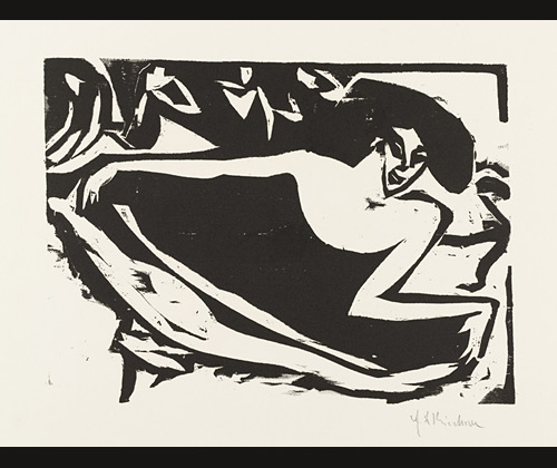 <i>Dancer with Raised Skirt</i> from <i>Br&uuml;cke 1910</i>