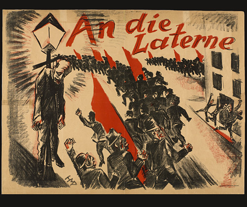 Poster for periodical <i>An die Laterne (To the Lamp Post)</i>