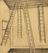 Louise Bourgeois. Plate 8 of 9, from the illustrated book, He Disappeared into Complete Silence, first edition (Example 12). 1947