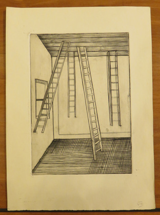 Louise Bourgeois. Plate 8 of 9, from the illustrated book, He Disappeared into Complete Silence, first edition (Example 12). 1947