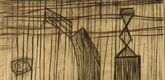 Louise Bourgeois. Plate 9 of 9, from the illustrated book, He Disappeared into Complete Silence, first edition (Example 12). 1947